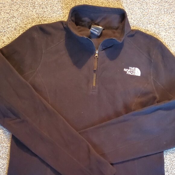 The North Face Ladies lightweight Fleece Half Zip Jacket Size Small - Picture 1 of 3